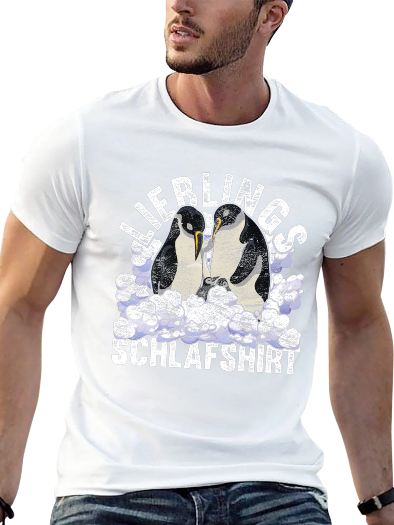 Penguin Sleeping Shirt - Liebling Schlafshirt T-Shirt