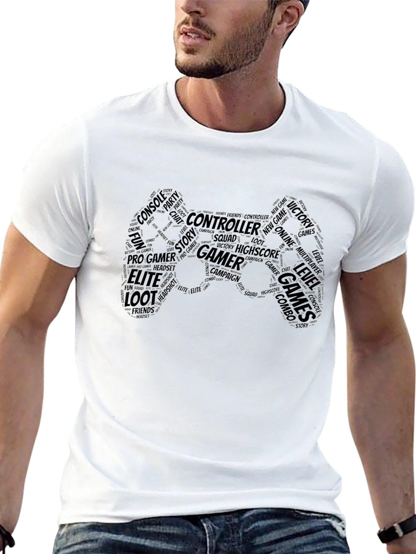 Gamer Word Art T-Shirt