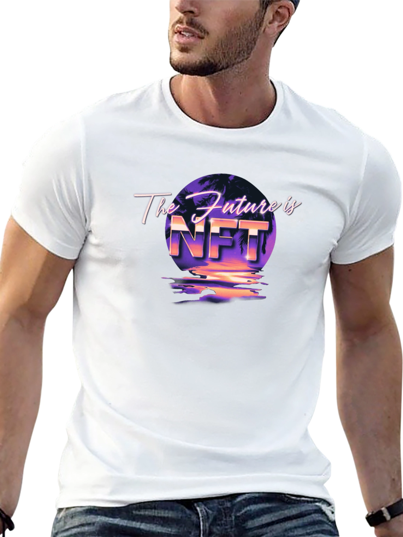 The Future is NFT Black Graphic Tee