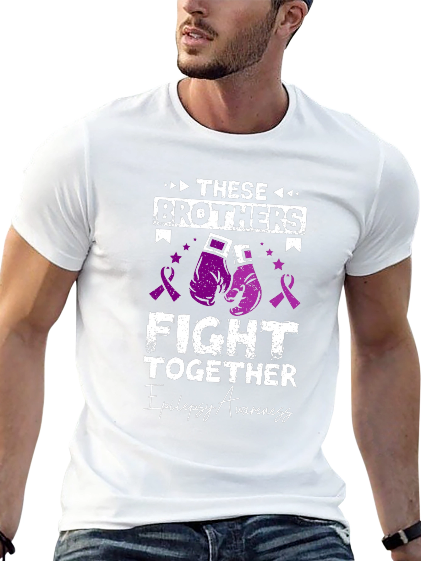 Epilepsy Awareness Brothers Fight Together T-Shirt
