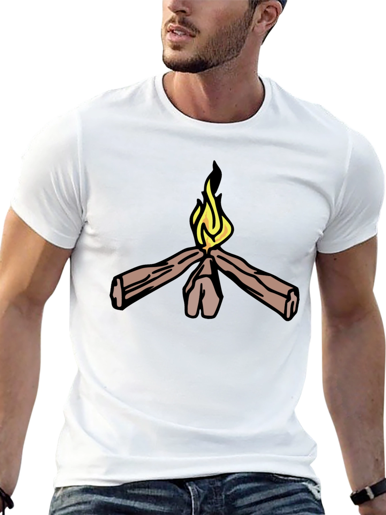 Campfire Graphic Tee - Cozy Vibes