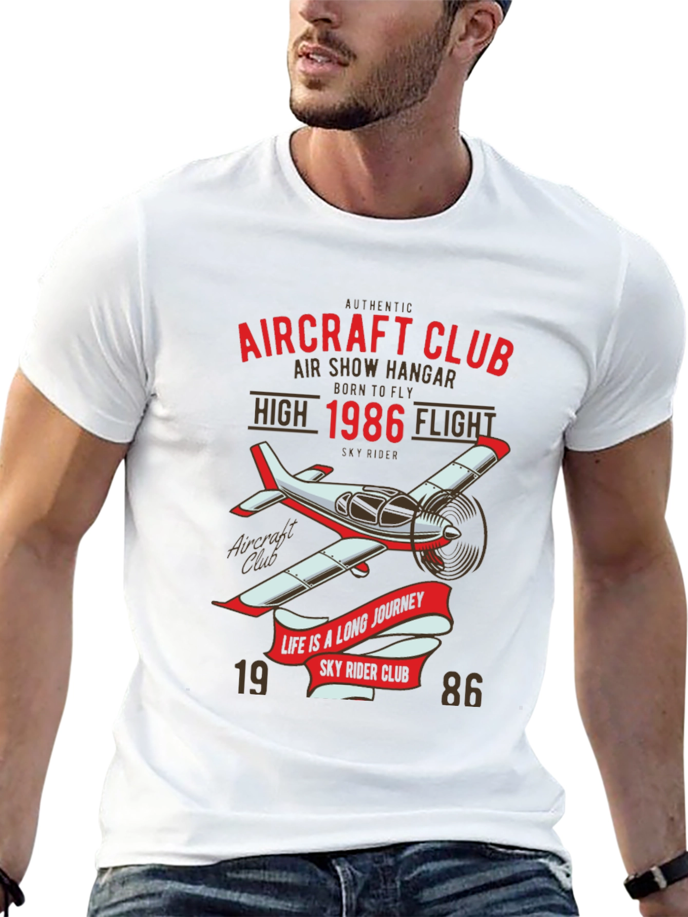 Aircraft Club T-Shirt - 1986 Flight