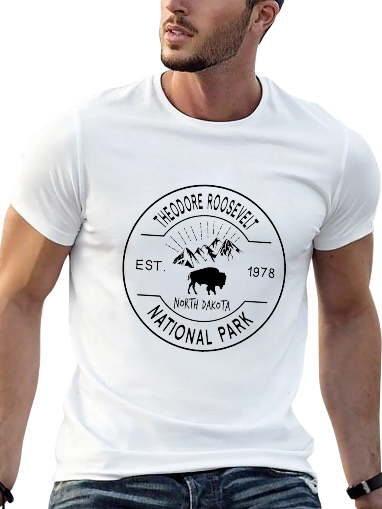 Theodore Roosevelt National Park Black T-Shirt