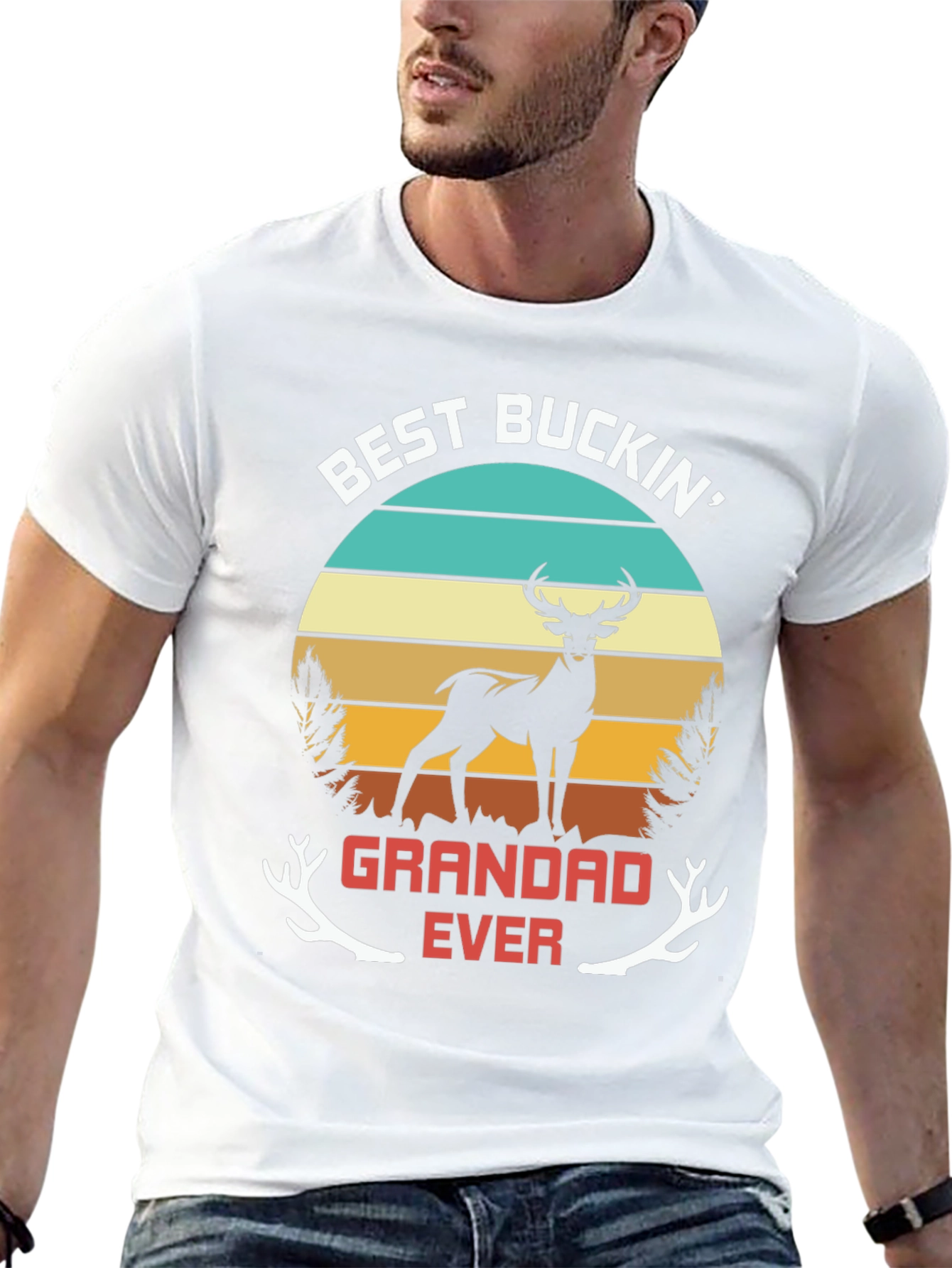 Best Buckin Grandad Ever T-Shirt