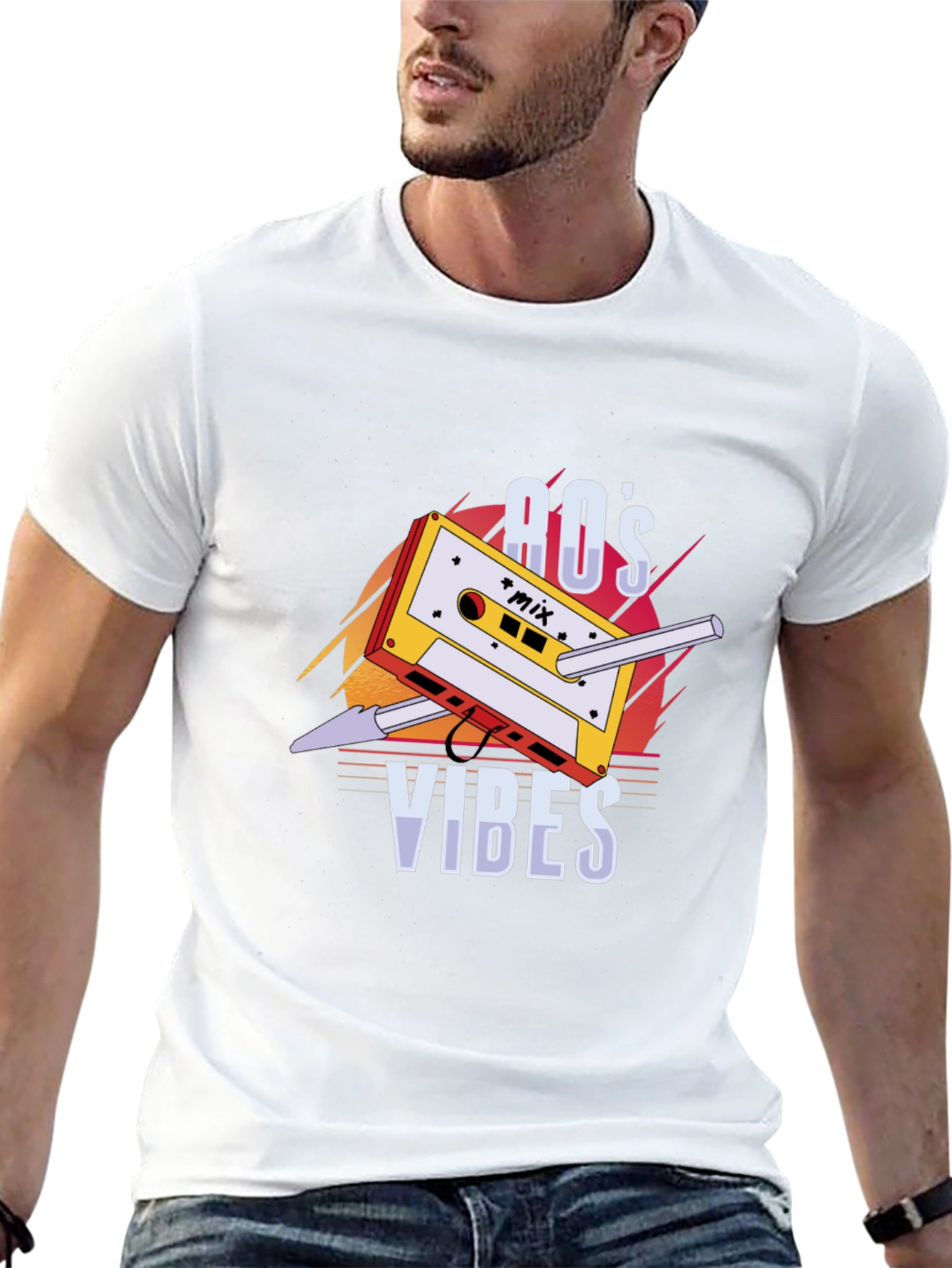 Retro 80s Vibes Graphic Tee
