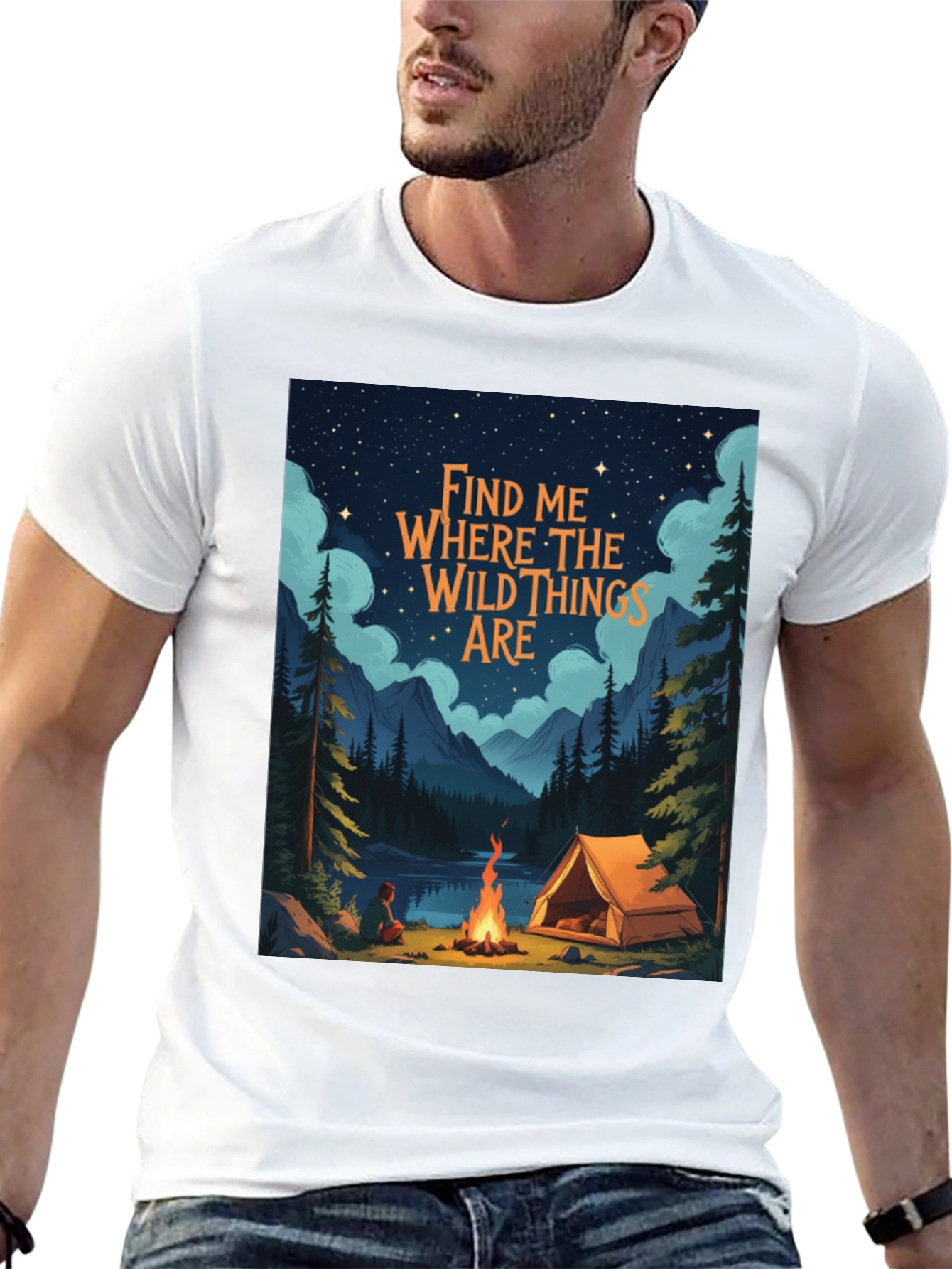 Wild Things Camping Graphic Tee