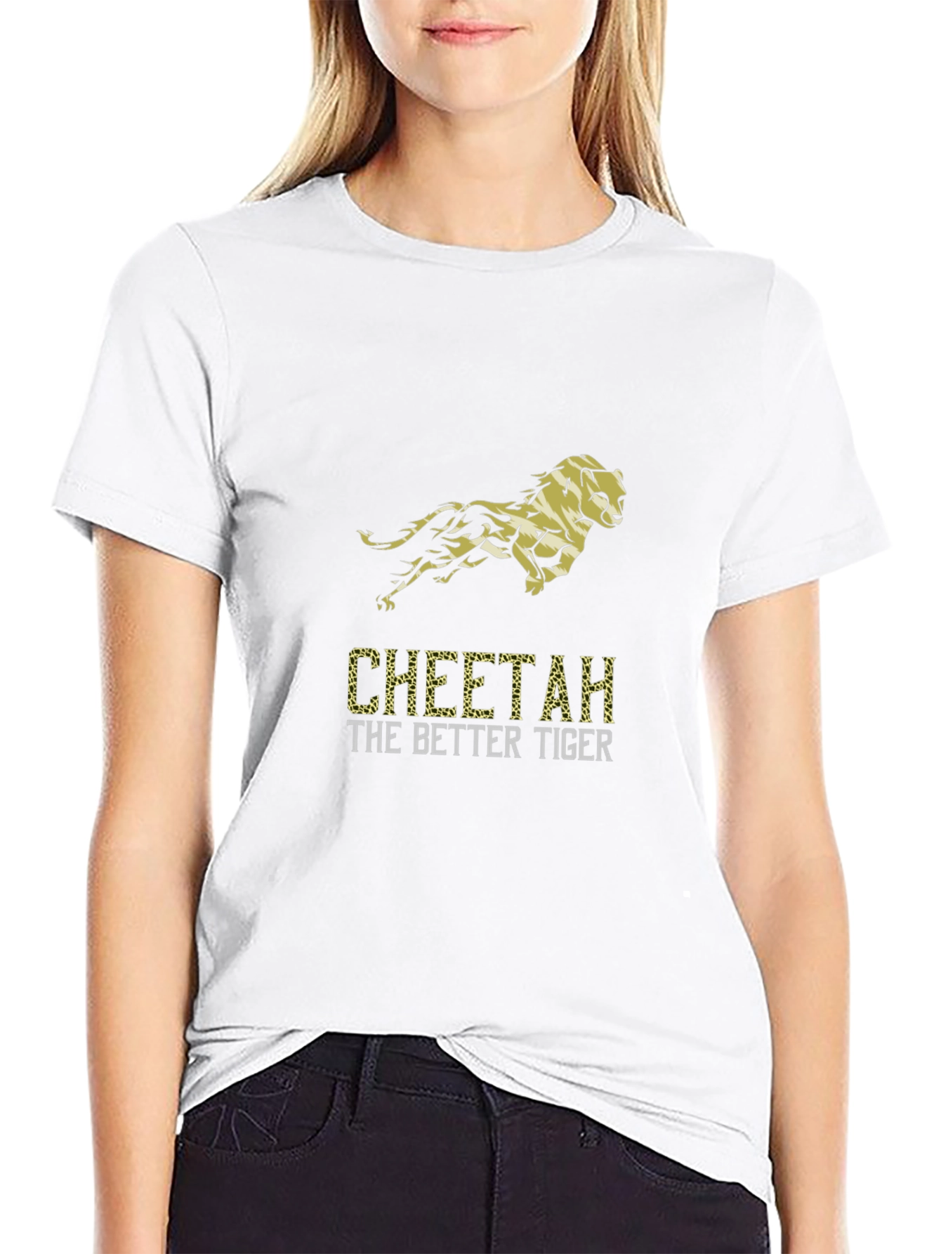 Cheetah The Better Tiger Black Graphic T-Shirt