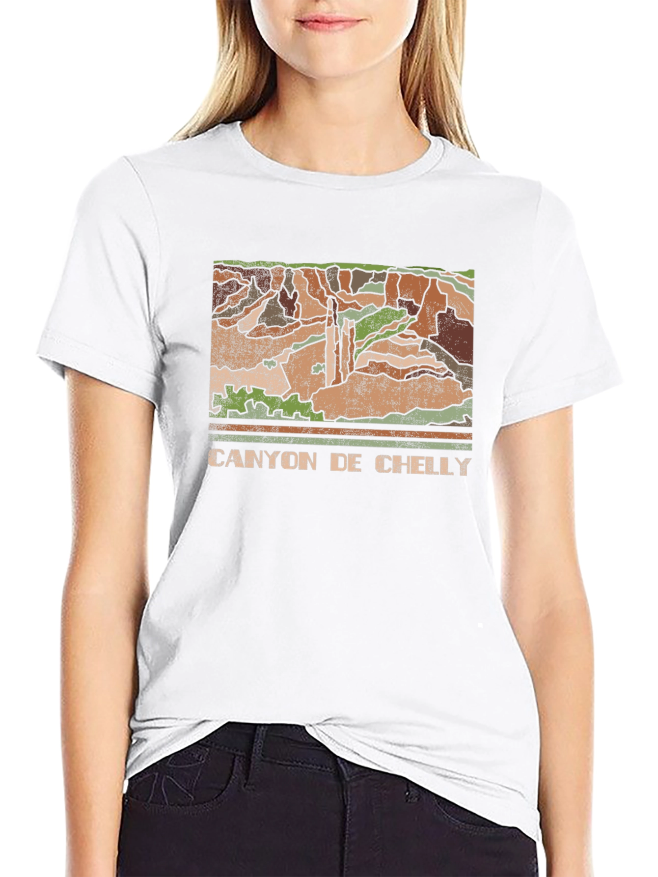 Canyon de Chelly Graphic Tee - Retro Desert Style