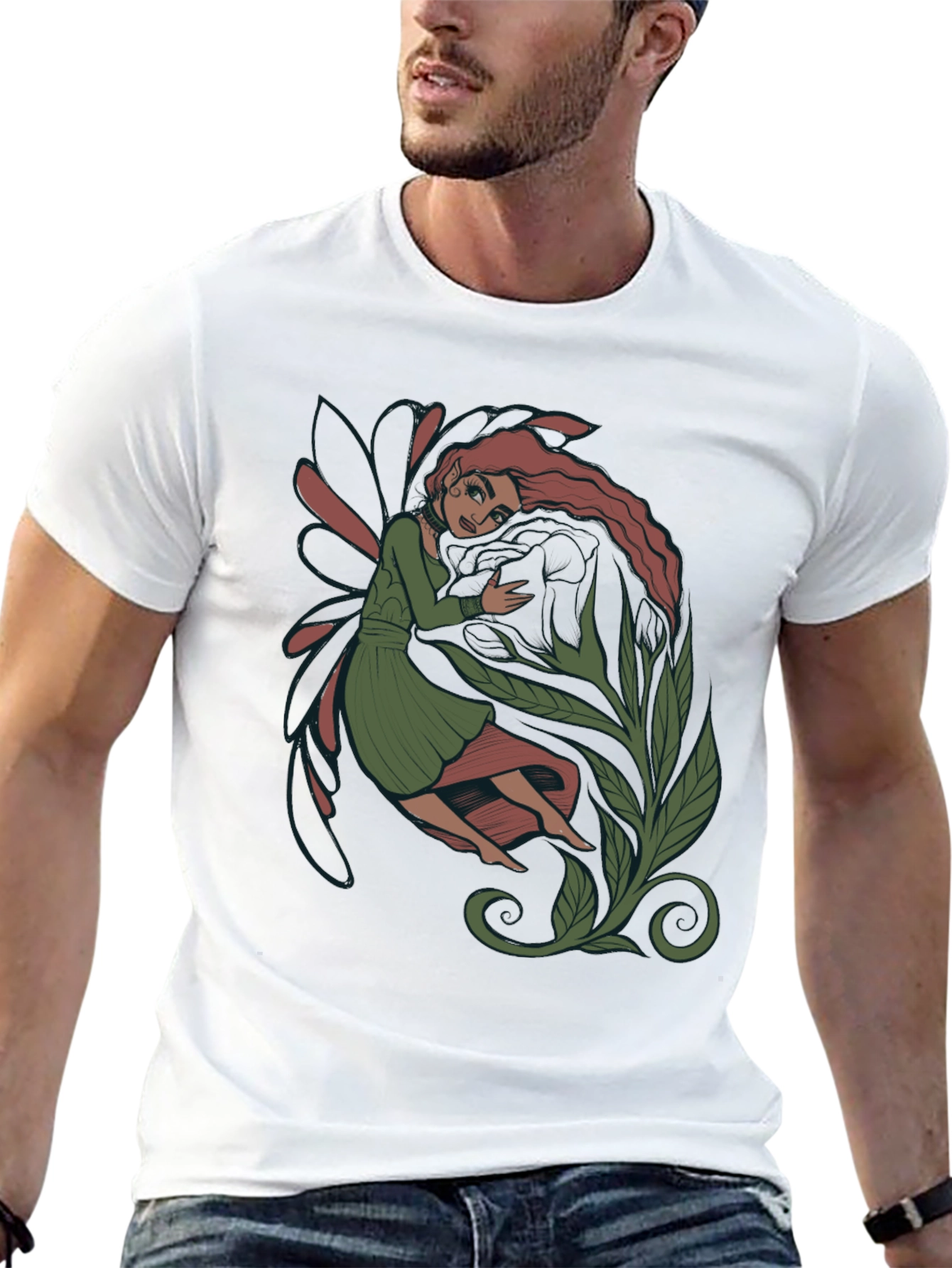 Fairy Graphic Black T-Shirt
