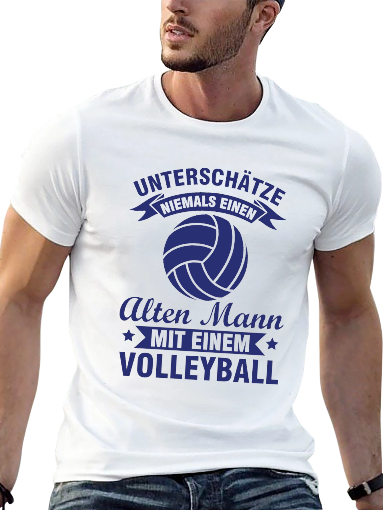 Volleyball Old Man T-Shirt