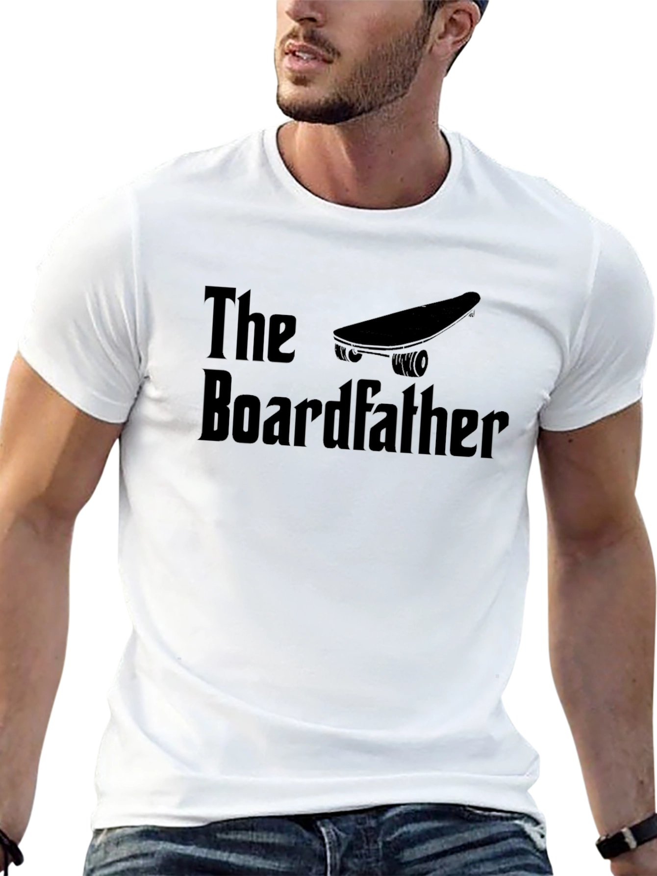 The Boardfather Skateboarder Graphic T-Shirt