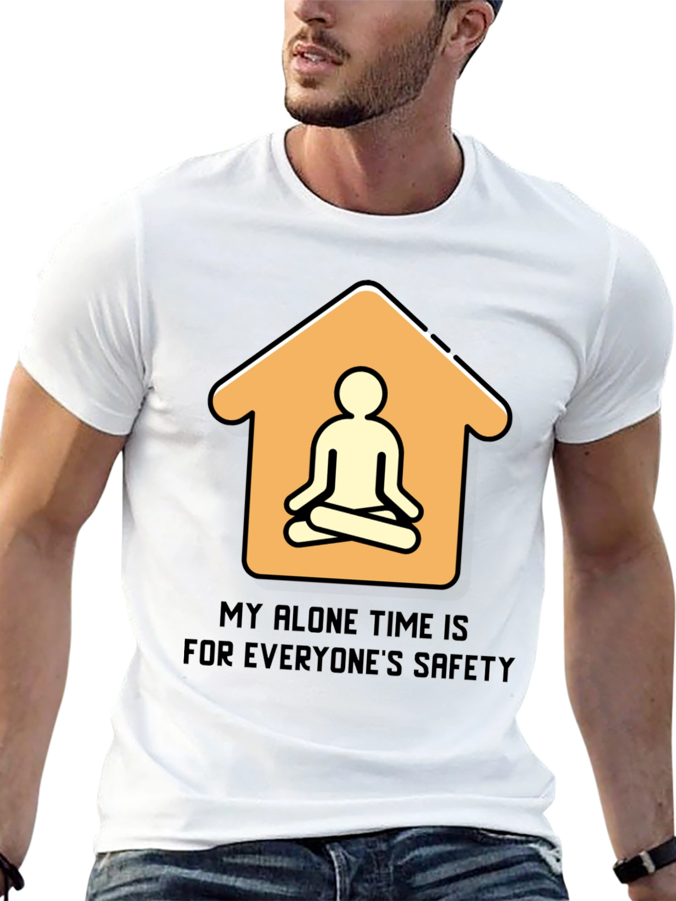 Alone Time Safety Graphic Tee