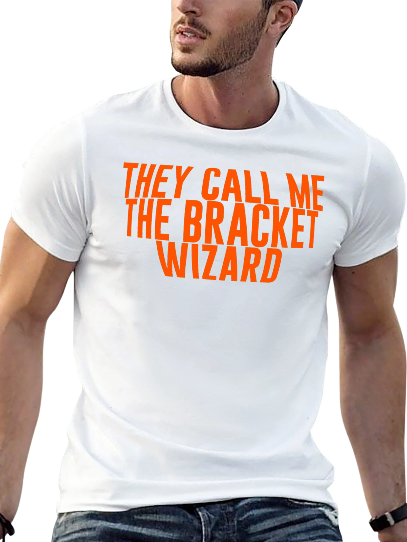 Bracket Wizard T-Shirt - Novelty Graphic Tee
