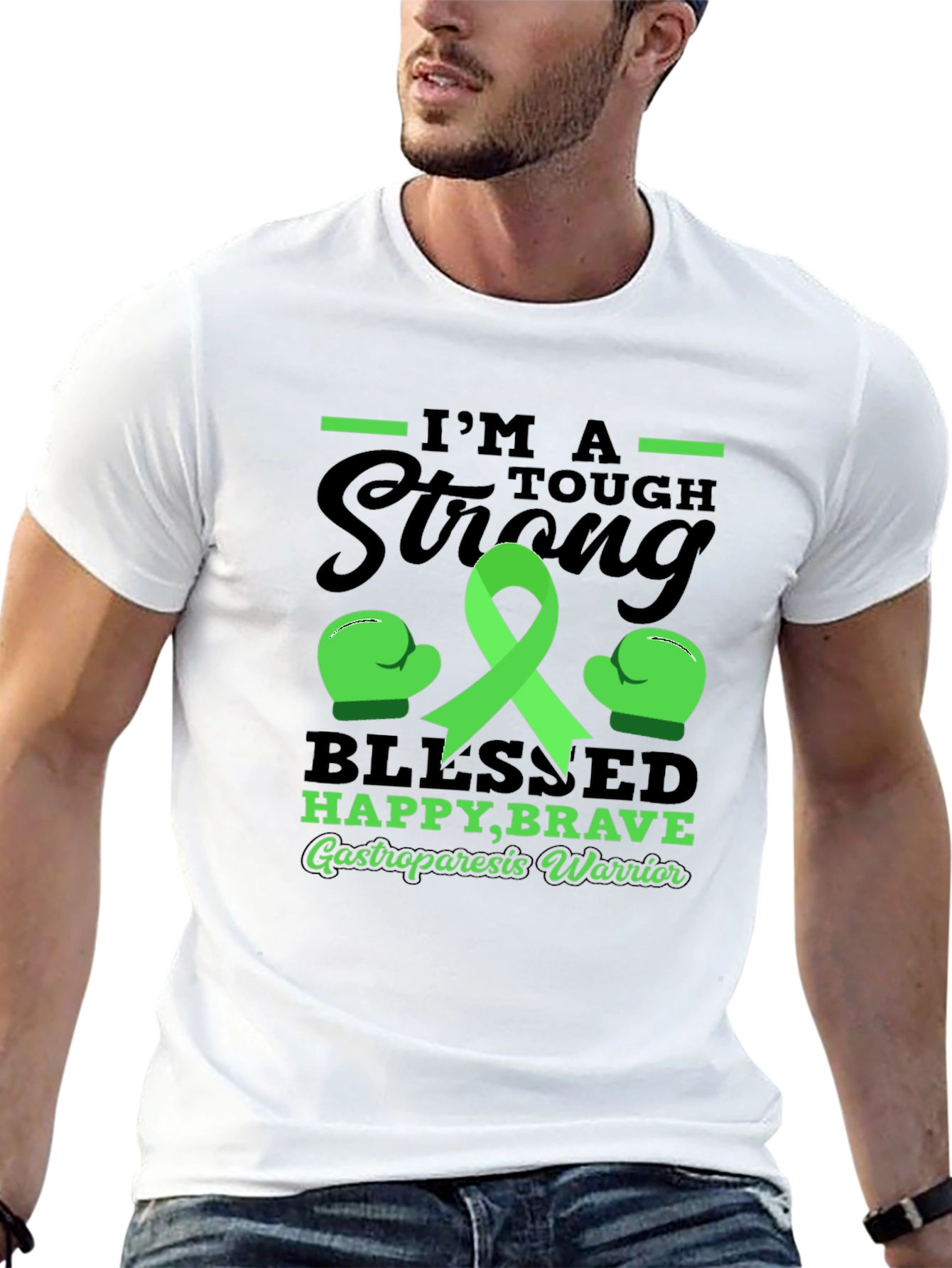 Strong Gastroparesis Warrior Awareness T-Shirt