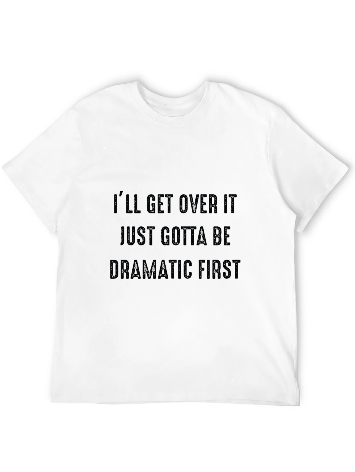 Dramatic First Black Graphic Tee