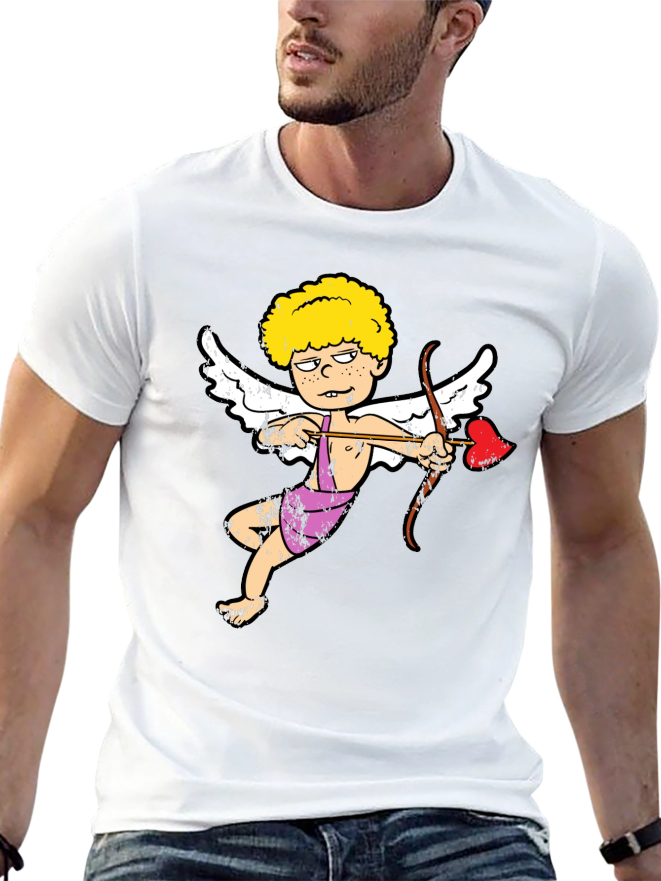 Cupid Cartoon Graphic T-Shirt