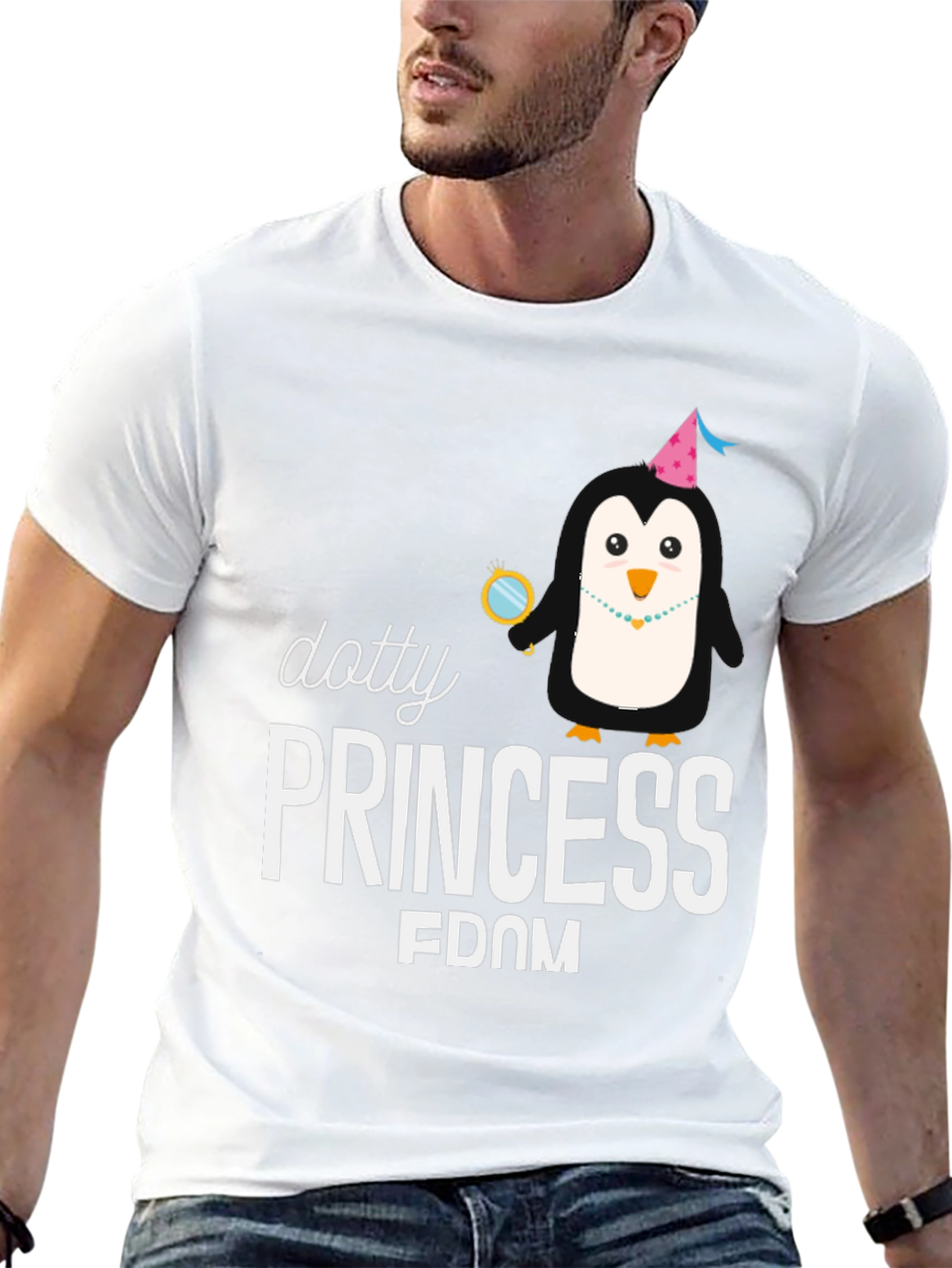 Dotty Princess Penguin T-Shirt