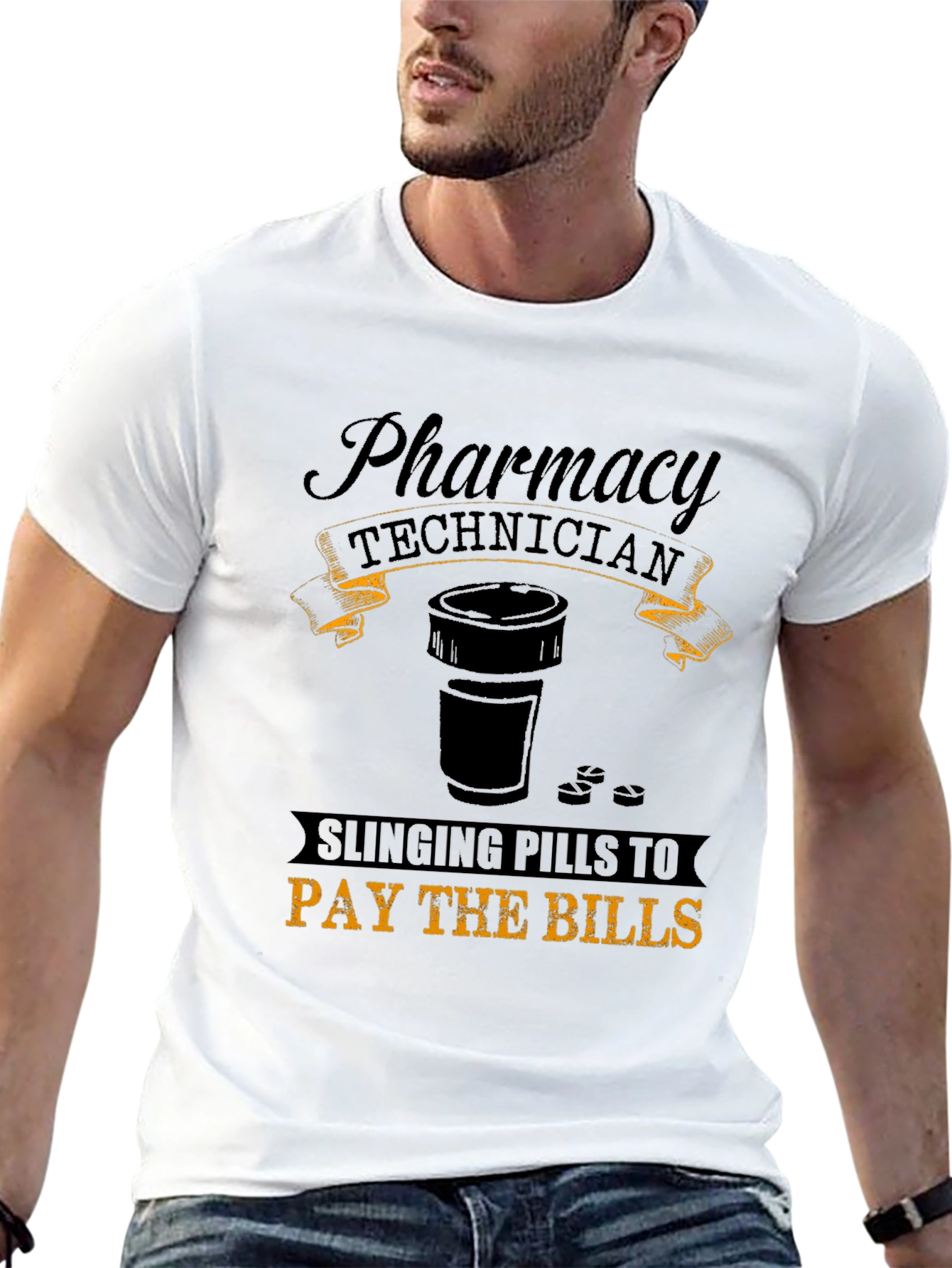 Pharmacy Technician Funny Graphic T-Shirt