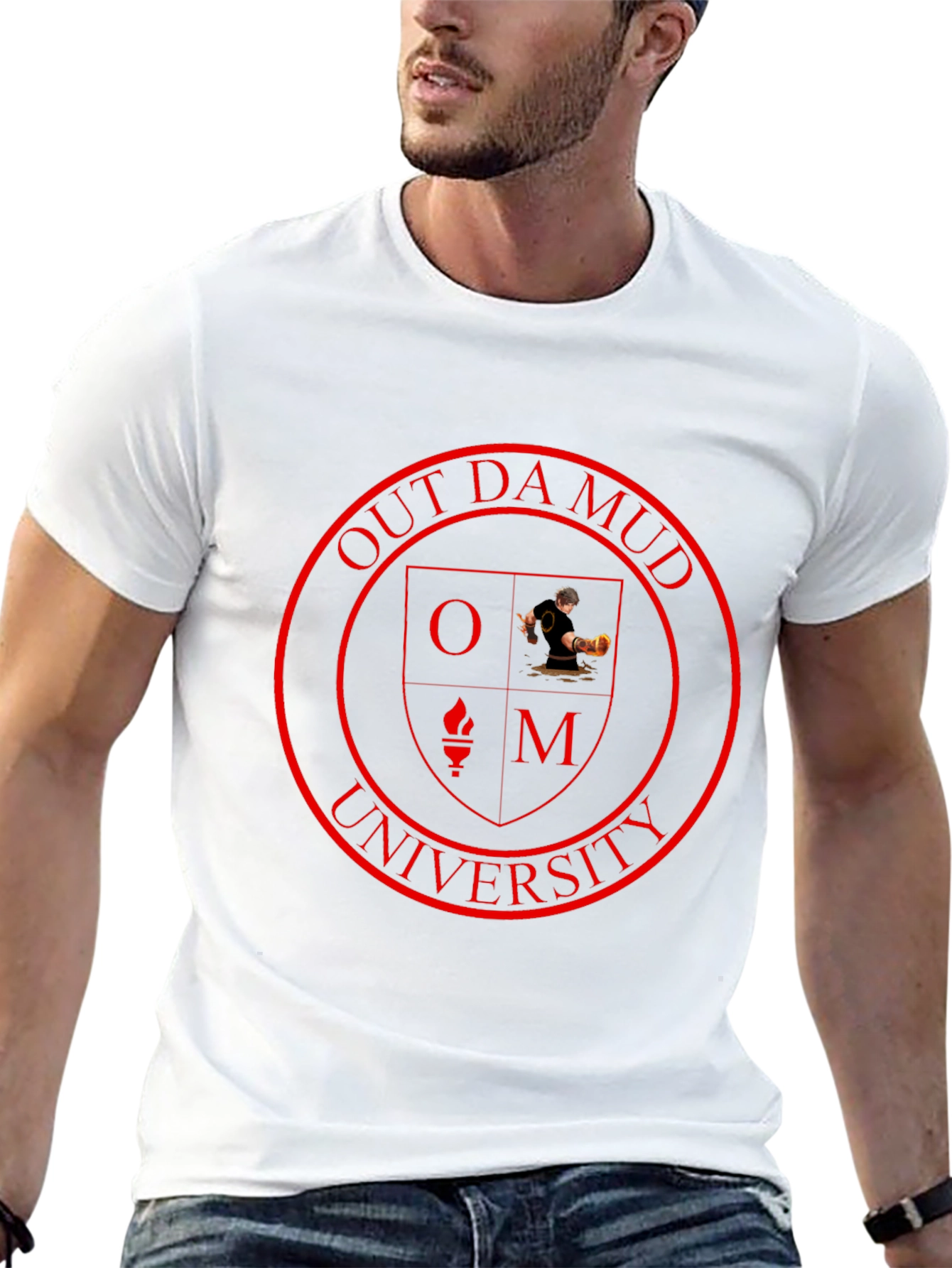 Out Da Mud University Black T-Shirt