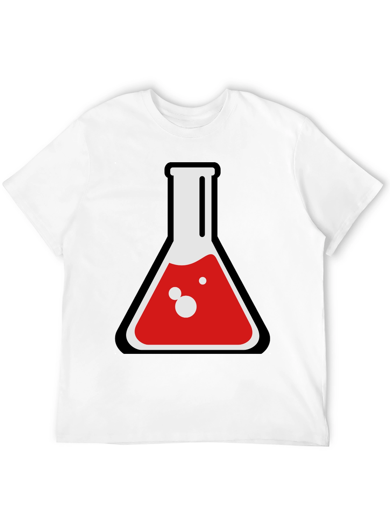 Science Flask Graphic Tee - Cool Chemistry Shirt
