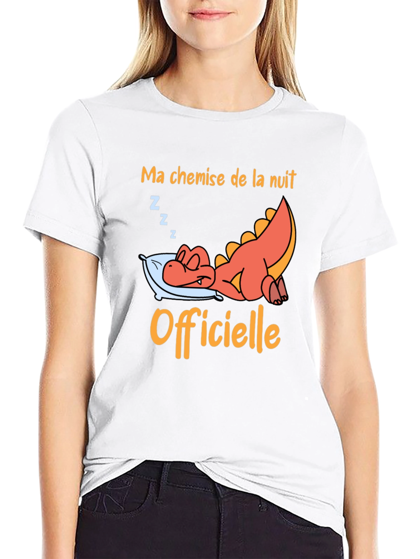 Funny Sleeping Dragon Night Shirt - Unisex Tee