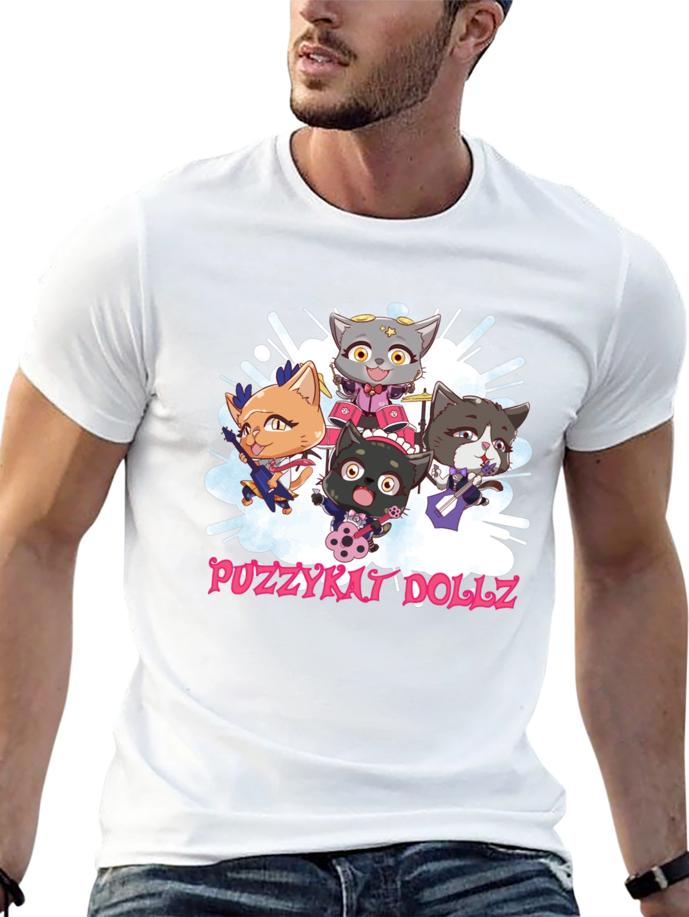 Pozzykat Dollz Graphic Tee - Black