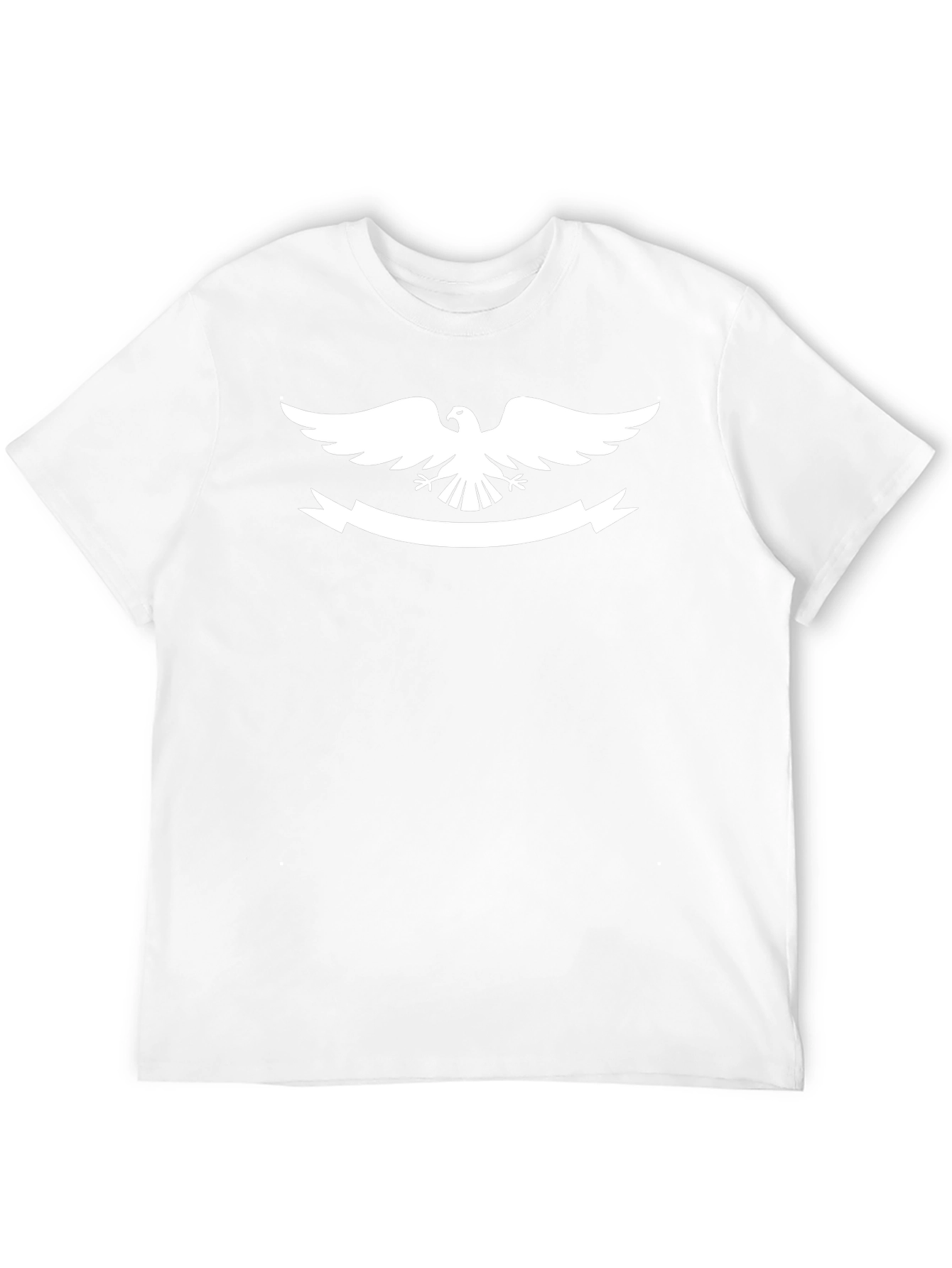 Eagle Crest Graphic Tee - Classic Black Cotton T-Shirt