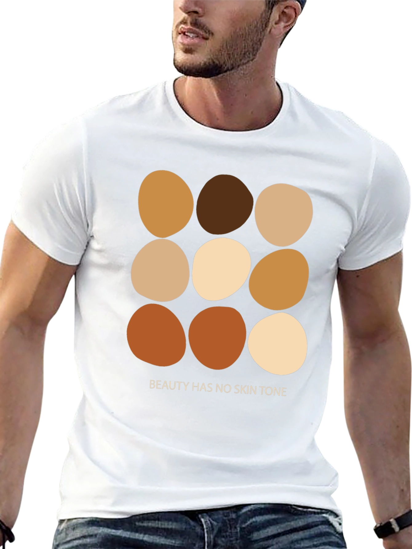 Beauty Has No Skin Tone Graphic Tee