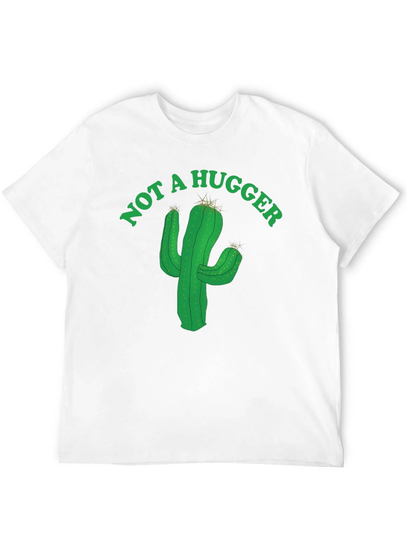 Not A Hugger Cactus Graphic Tee