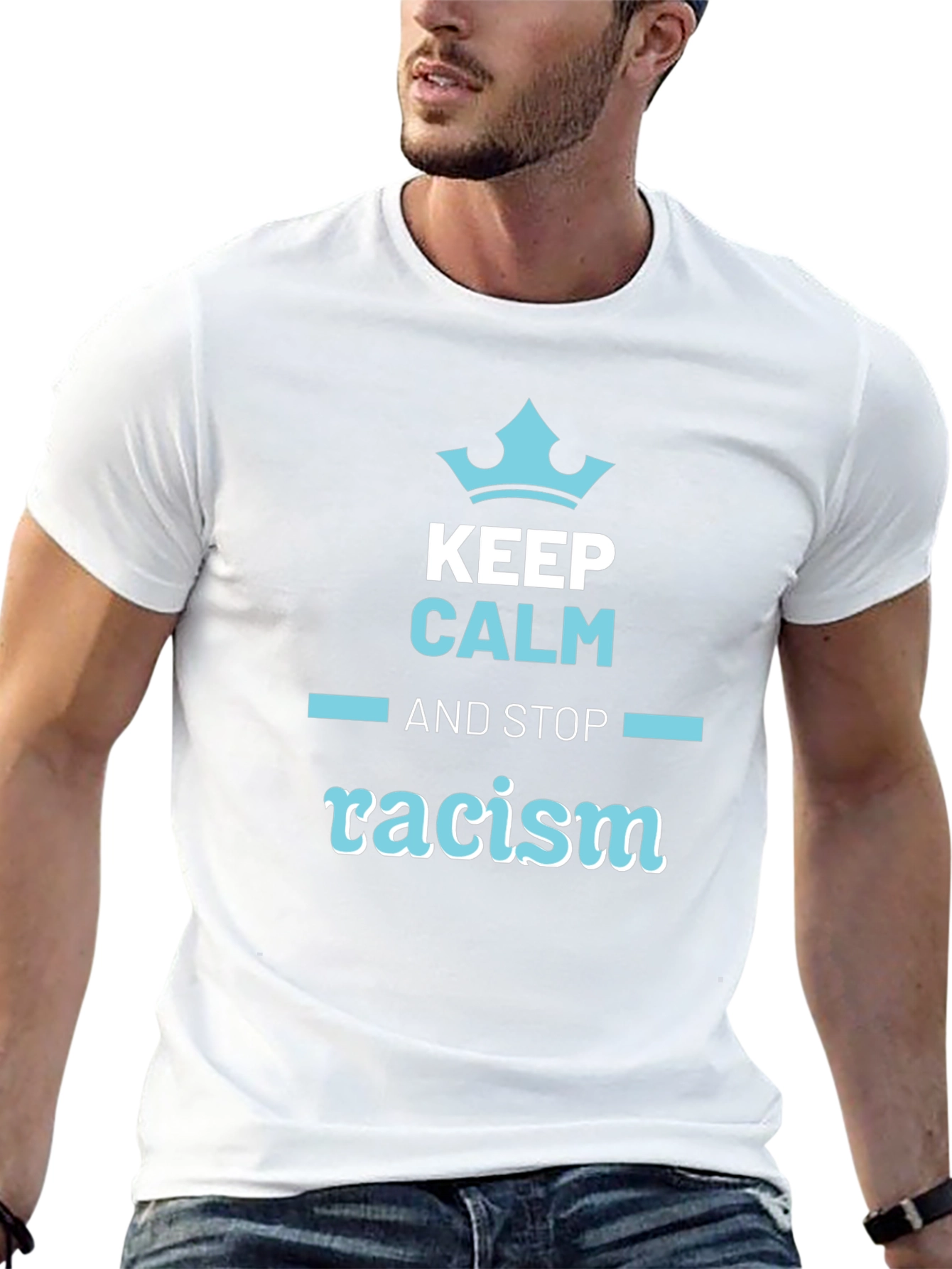 Keep Calm Stop Racism T-Shirt