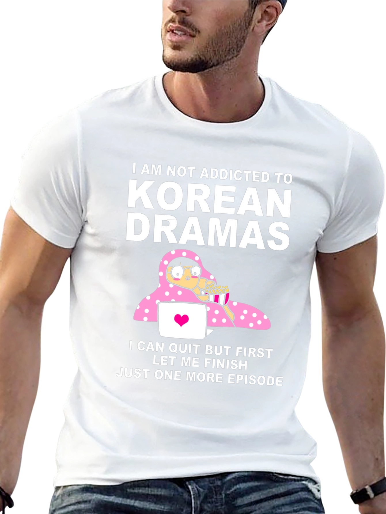Korean Drama Addict Funny T-Shirt