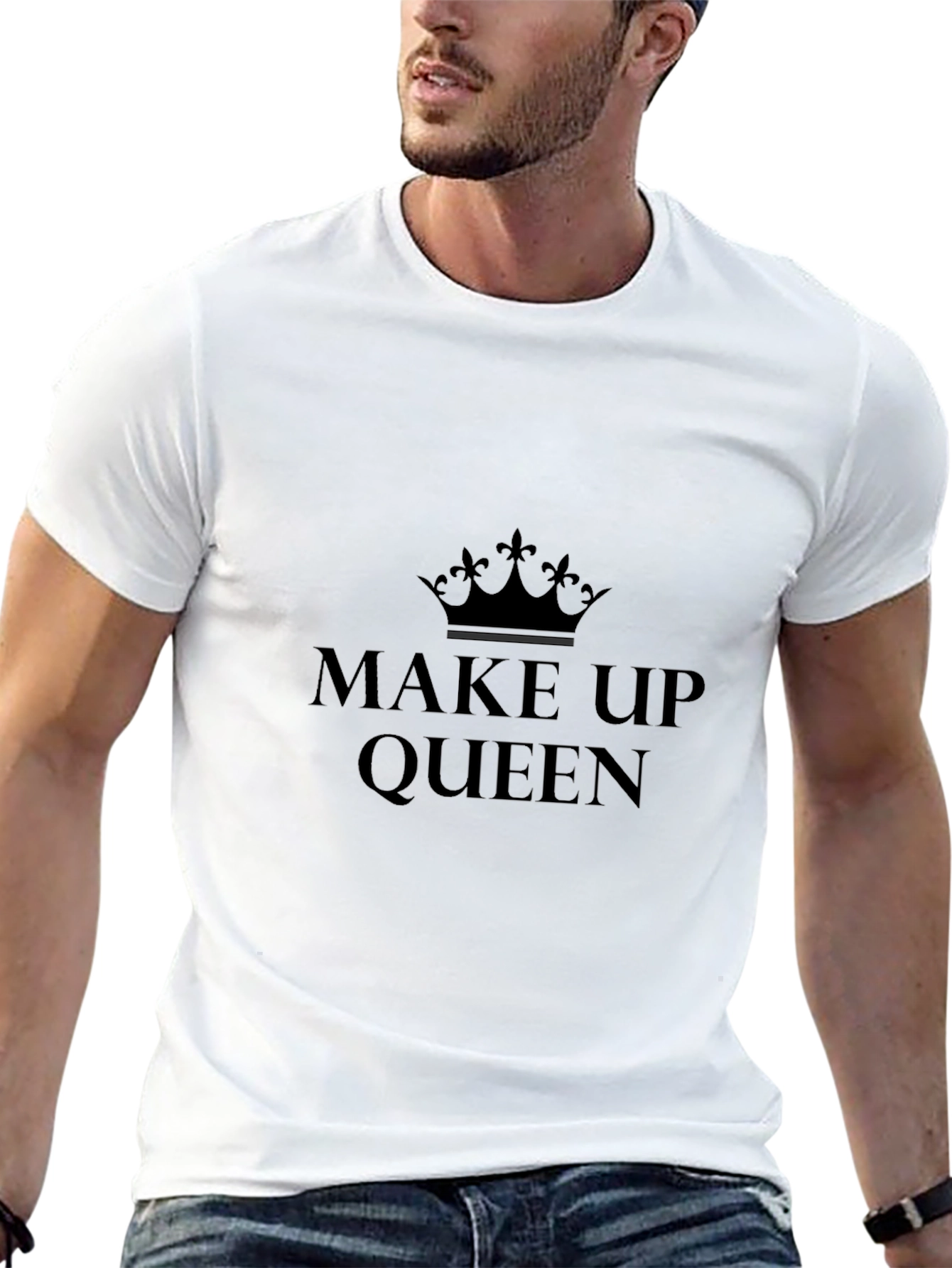 Make Up Queen Black T-Shirt