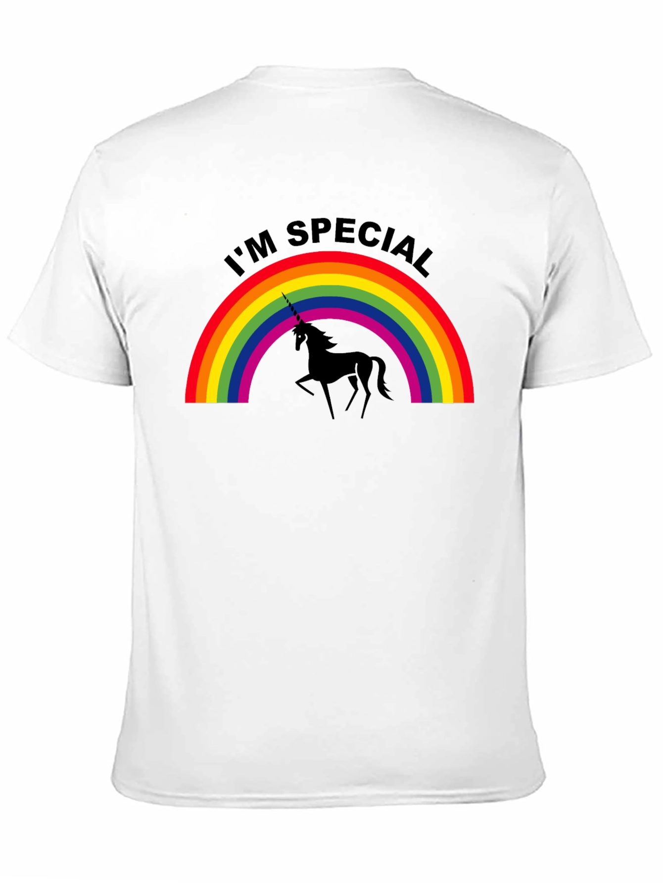 Im Special Unicorn Rainbow Graphic Tee