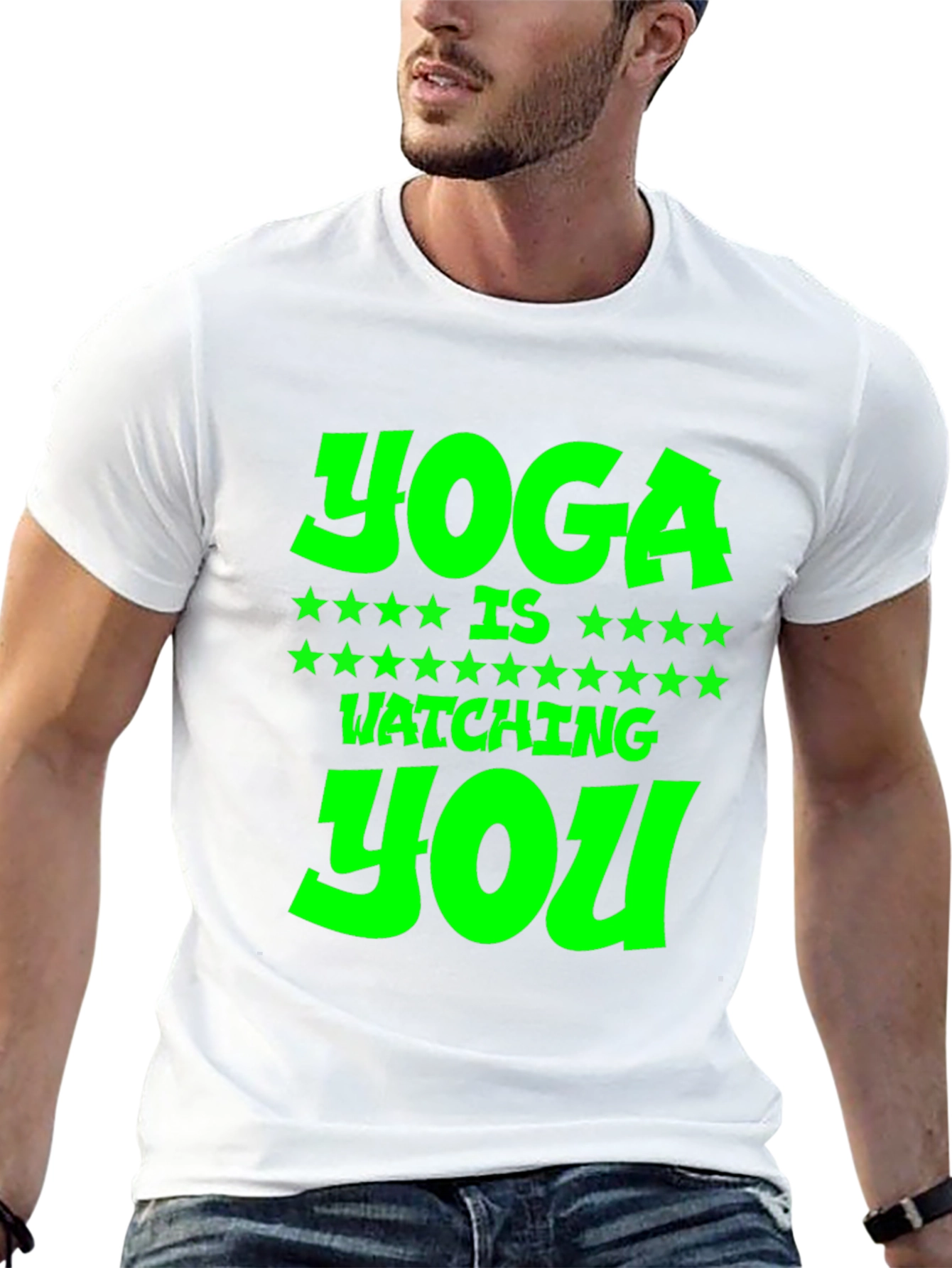 Yoga is Watching You Graphic Tee