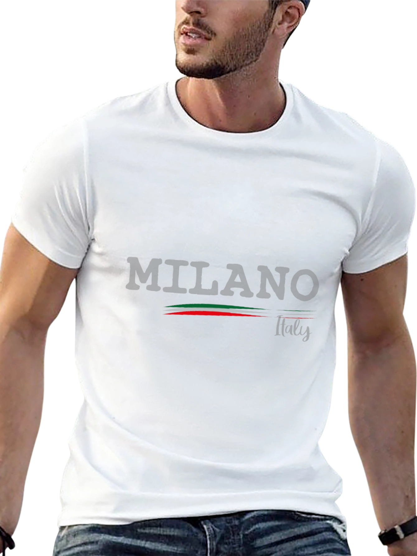 Milan Italy T-Shirt - Black
