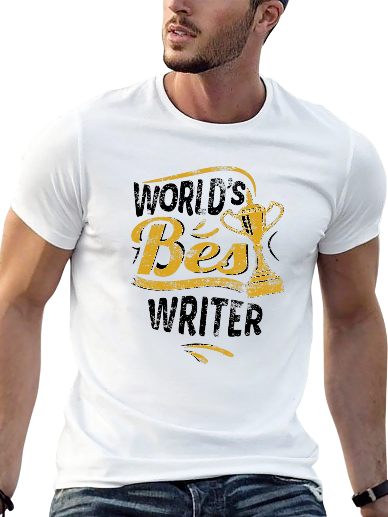 Worlds Best Writer T-Shirt - Black