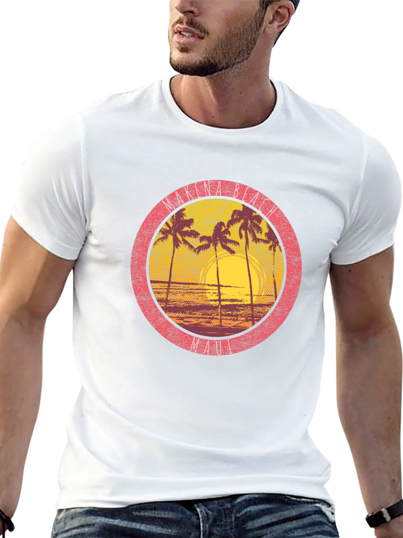 Makena Beach Maui Graphic T-Shirt