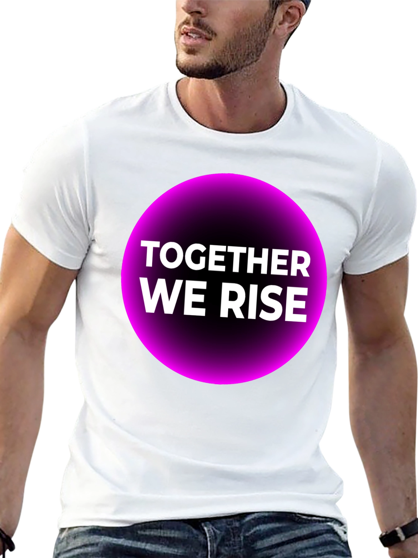 Together We Rise Graphic Tee - Black