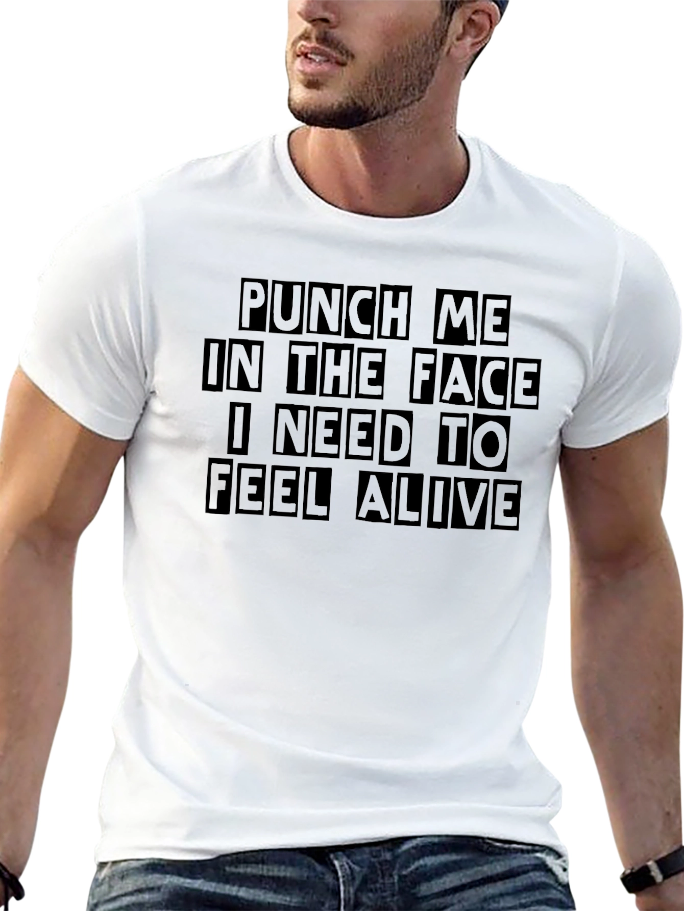 Punch Me In The Face Funny Graphic Tee