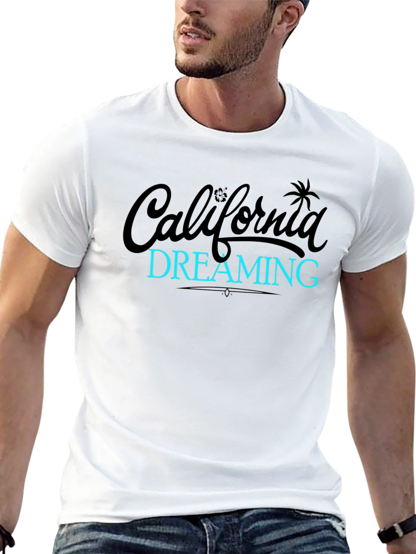 California Dreaming Graphic T-Shirt - Black