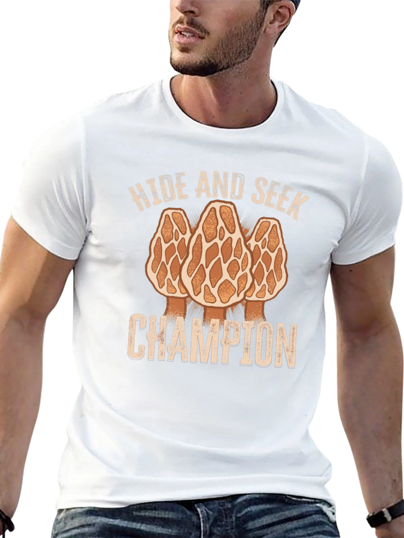 Hide and Seek Champion Morel Mushroom T-Shirt