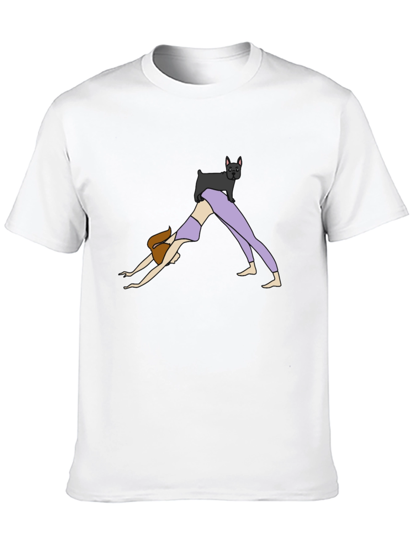 Yoga Dog T-Shirt - Downward Dog Pose Tee
