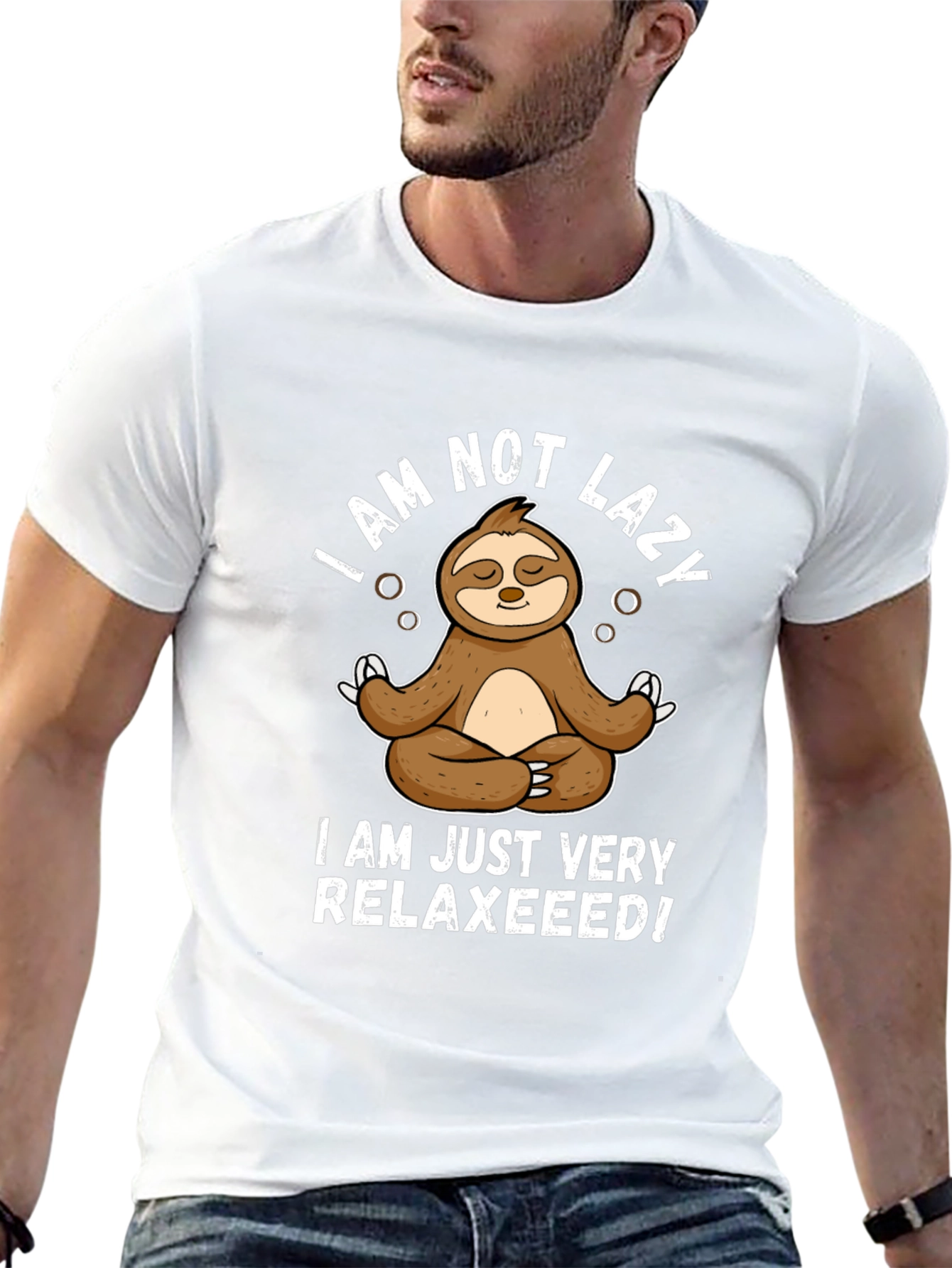 Relaxed Sloth T-Shirt - I Am Not Lazy