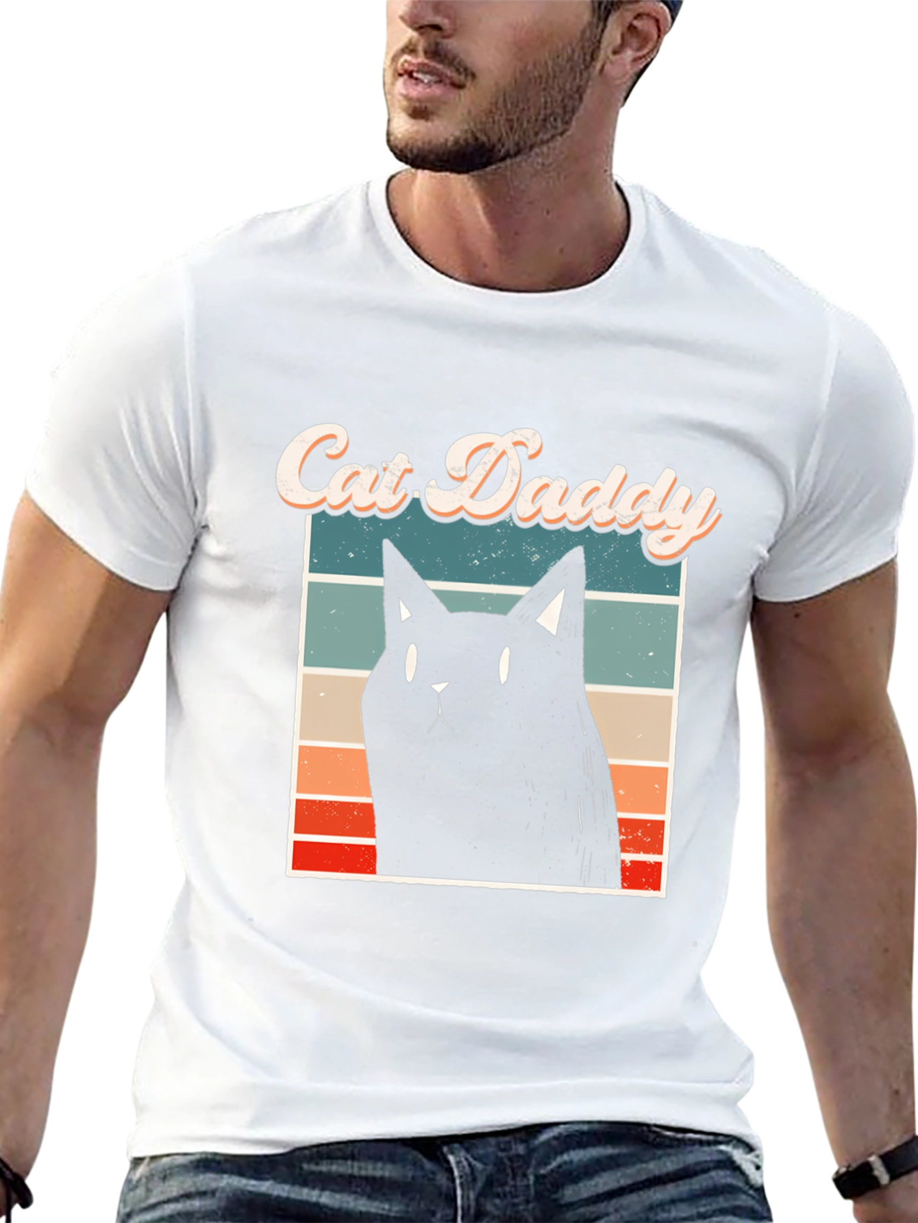 Cat Daddy Retro T-Shirt