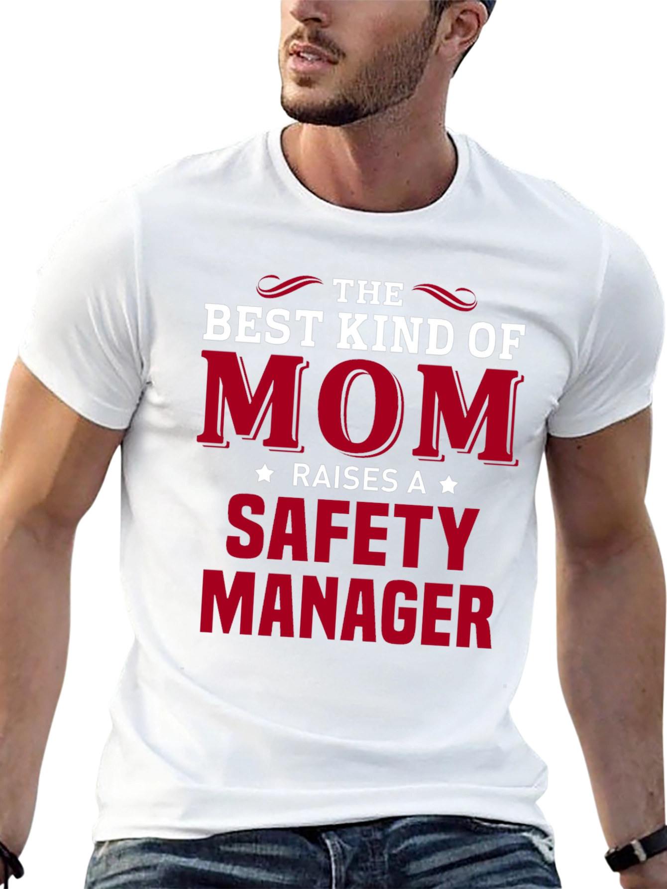 Best Kind of Mom Safety Manager Graphic Tee