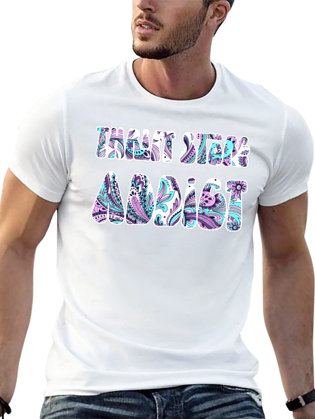 Thrift Store Addict Graphic Tee