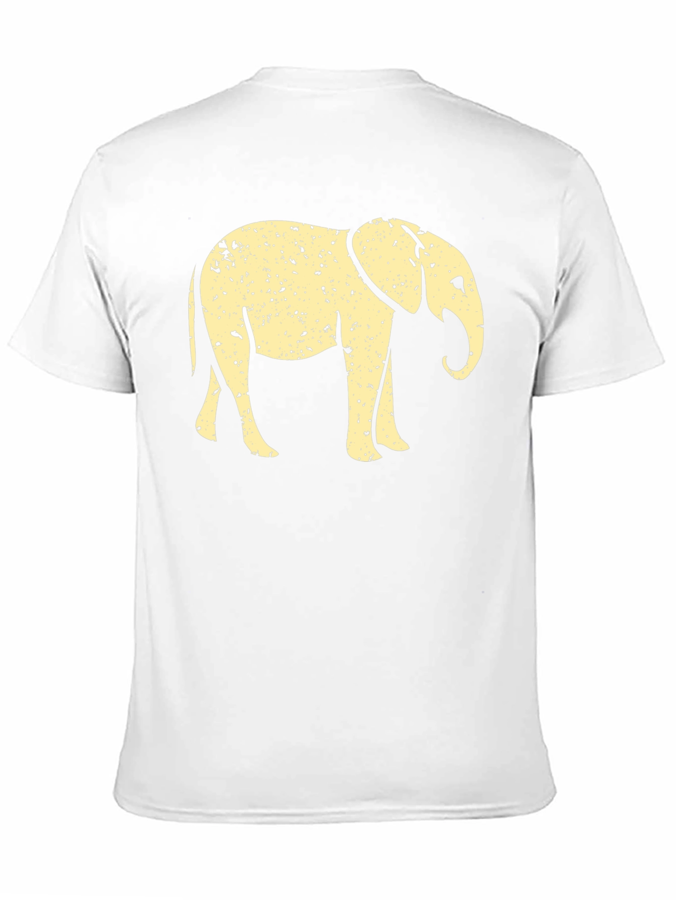 Elephant Graphic Tee - Mens Black Cotton T-Shirt