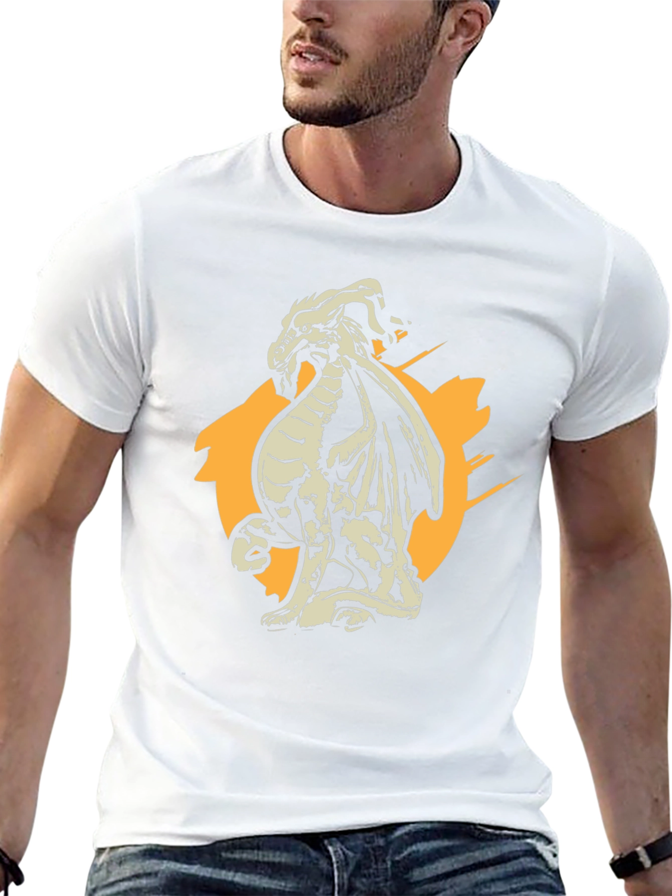 Dragon Graphic Tee - Black