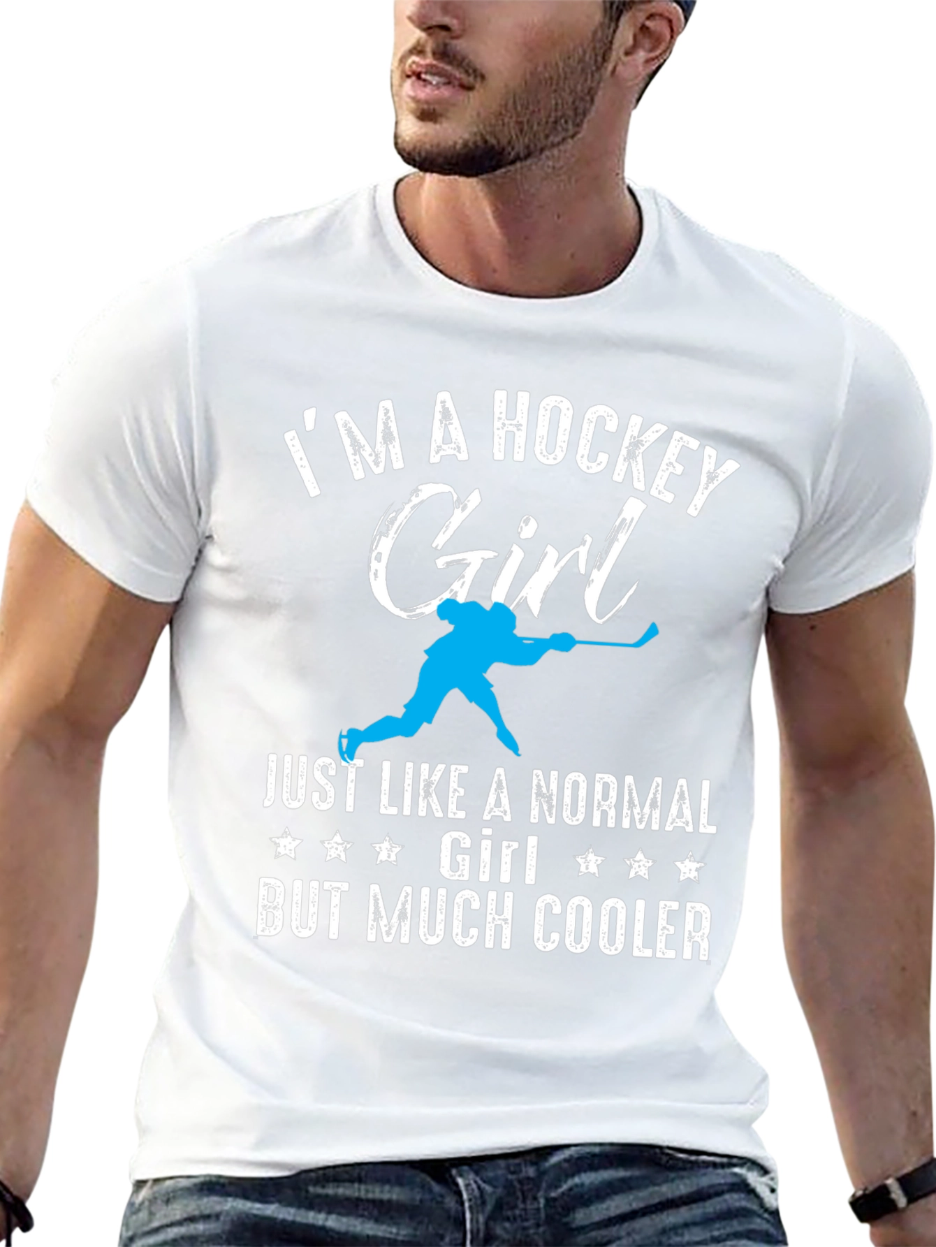 Hockey Girl T-Shirt - Cool & Unique