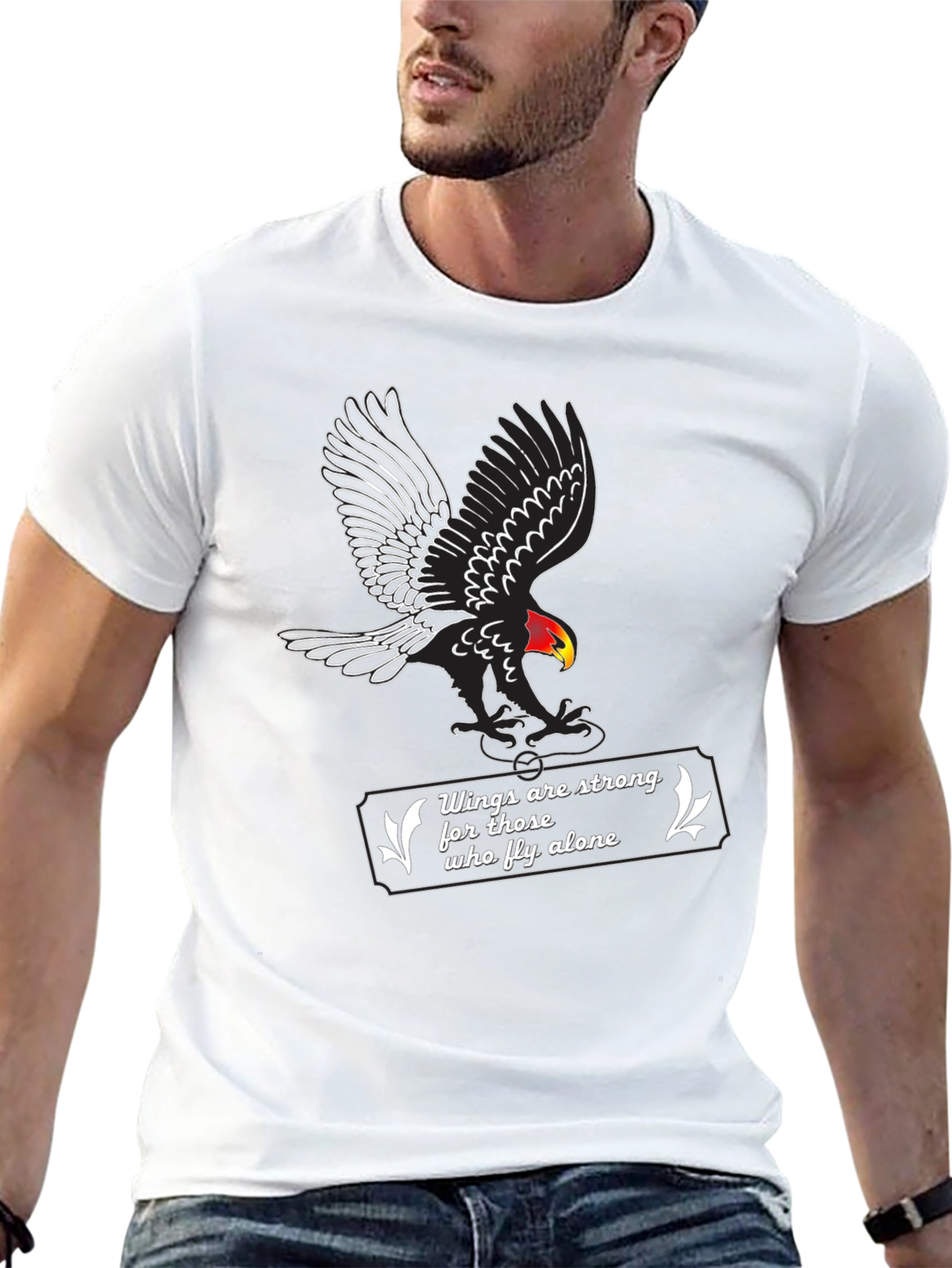 Eagle Wings Tee - Strong & Alone